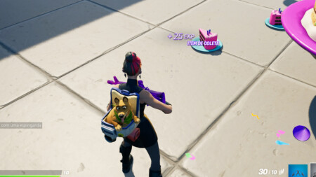 Fortnite - Consumindo um bolo de aniversário - Capa