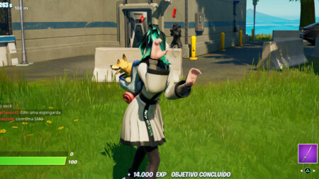 Fortnite - Dance a 10 metros de um Guarda OI - Imagem Capa