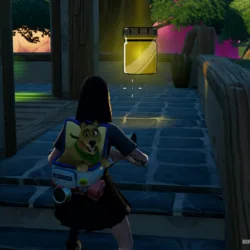 Fortnite - Frasco Verde Recruta na Ponte do Bosque Choroso - Capa