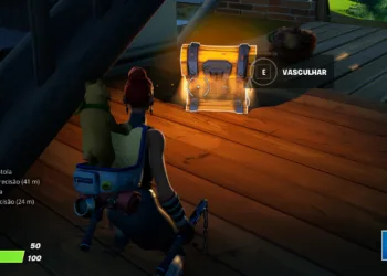 Guia de Fortnite: Abra baús na Fazenda do Aço Abrindo baús na Fazenda do Aço em Fortnite Capa