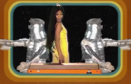 Guardiões da Galáxia Zoe Saldana Clipe Retrô