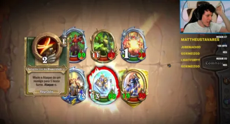 Hearthstone Modo Mercenários - Tesdey vs KingVenom