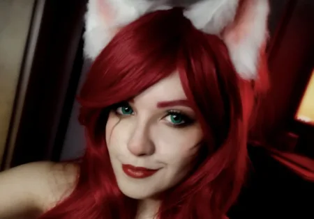 Katarina Kit Kat Cosplay - League of Legends - Kagura Lee Capa