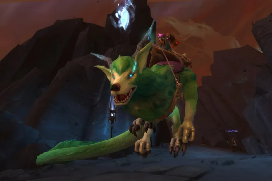 Progressao em World of Warcraft - Montaria na Gorja - capa 002