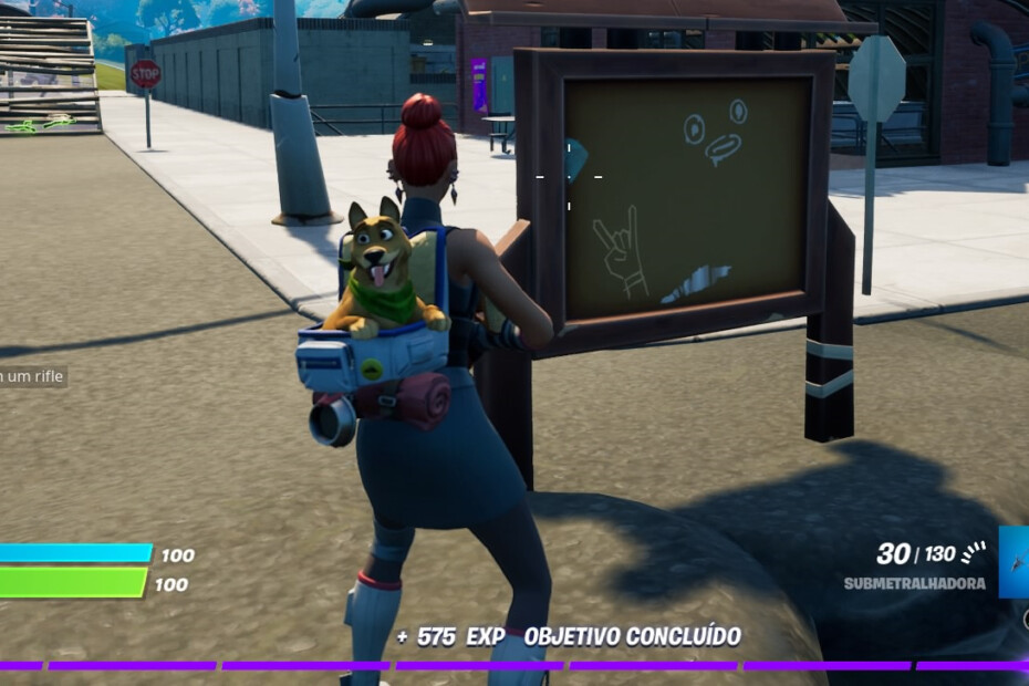 Quadro de Caçada em Fortnite - Temporada 8