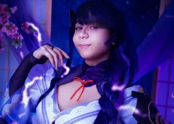 Shogun Raiden Cosplay - Genshin Impact - Por Nuty Kawaii Capa