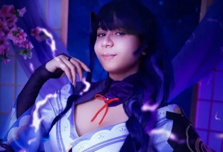 Shogun Raiden Cosplay - Genshin Impact - Por Nuty Kawaii Capa