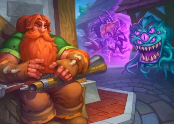 Hearthstone - Defend the Dwarven District - Defender Distrito dos Anões Capa