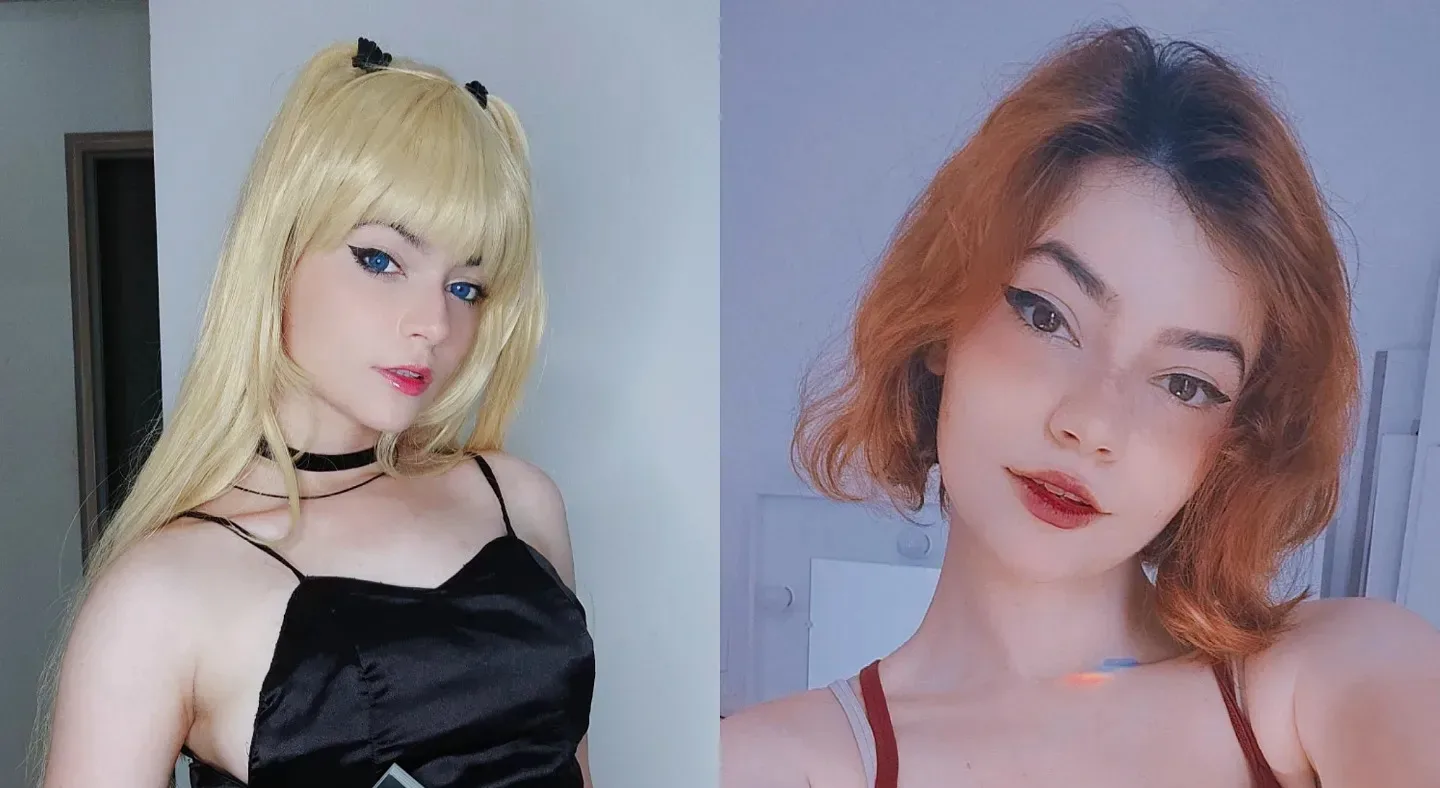 Belo cosplay da Misa Amane, de Death Note (da Larissa Anjos)