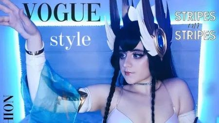 Bunny Irelia Cosplay - League of Legends - capa