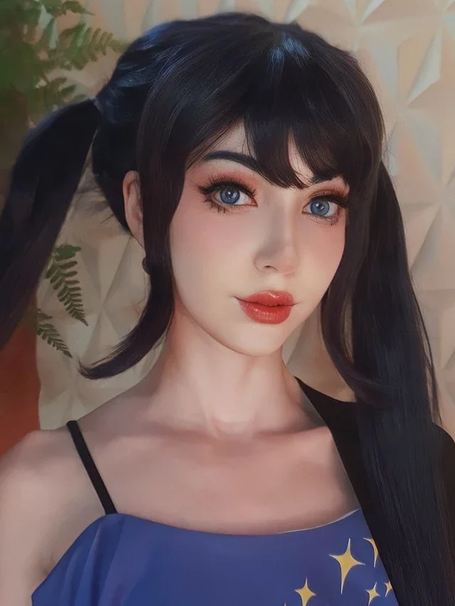 Genshin Impact: Belo cosplay da Mona (versão de verão)