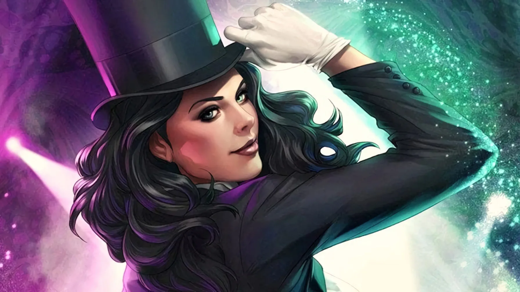 Veja este belo cosplay da Zatanna, da DC Zatanna