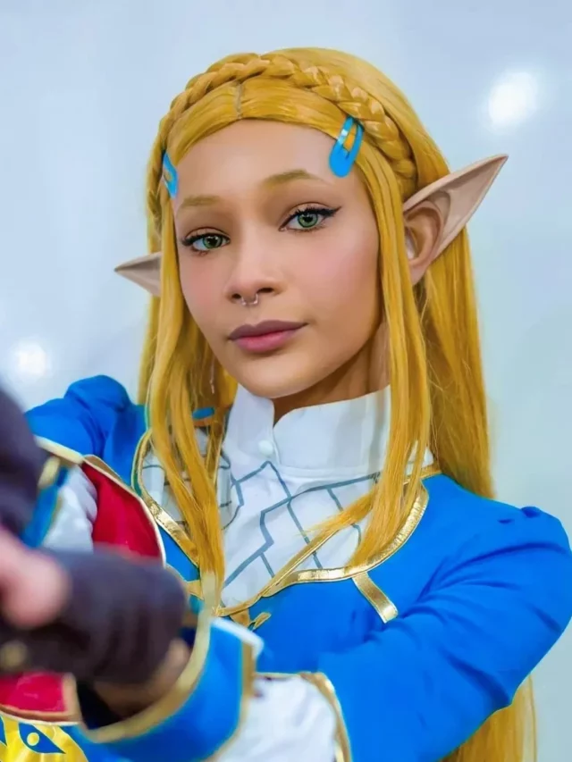 Lindo cosplay da Zelda, de The Legend of Zelda: Breath of The Wild
