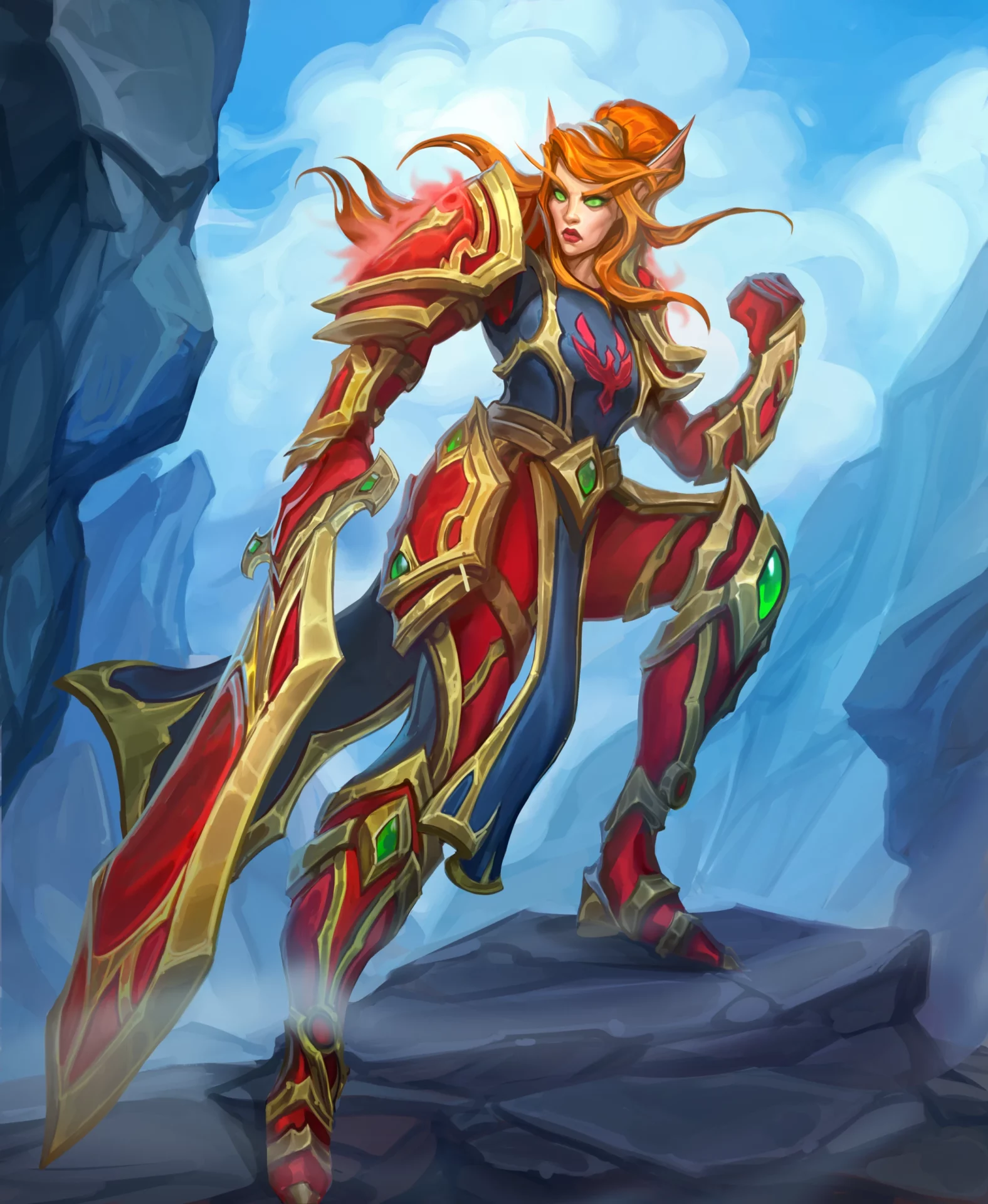 Hearthstone - Liadrin Matriarca de Sangue - Art