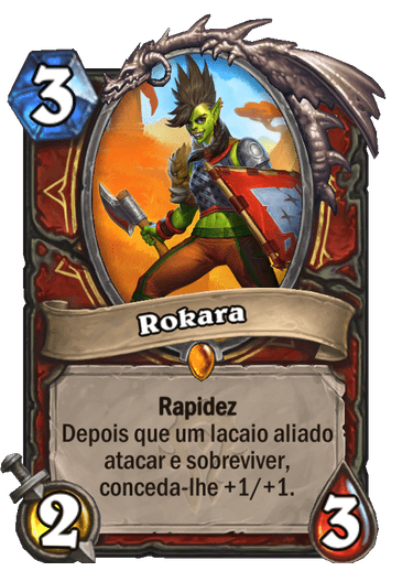 Hearthstone - Rokara - Card de Guerreiro