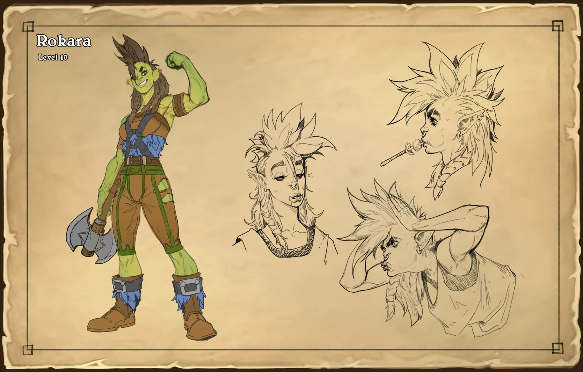 Hearthstone - Rokara Concept Art 1