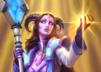 Hearthstone - Xyrella, a Devota - Art capa