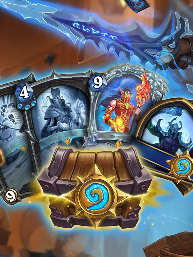 Passe da Taverna de Hearthstone Ascensão do Lich Rei - capa