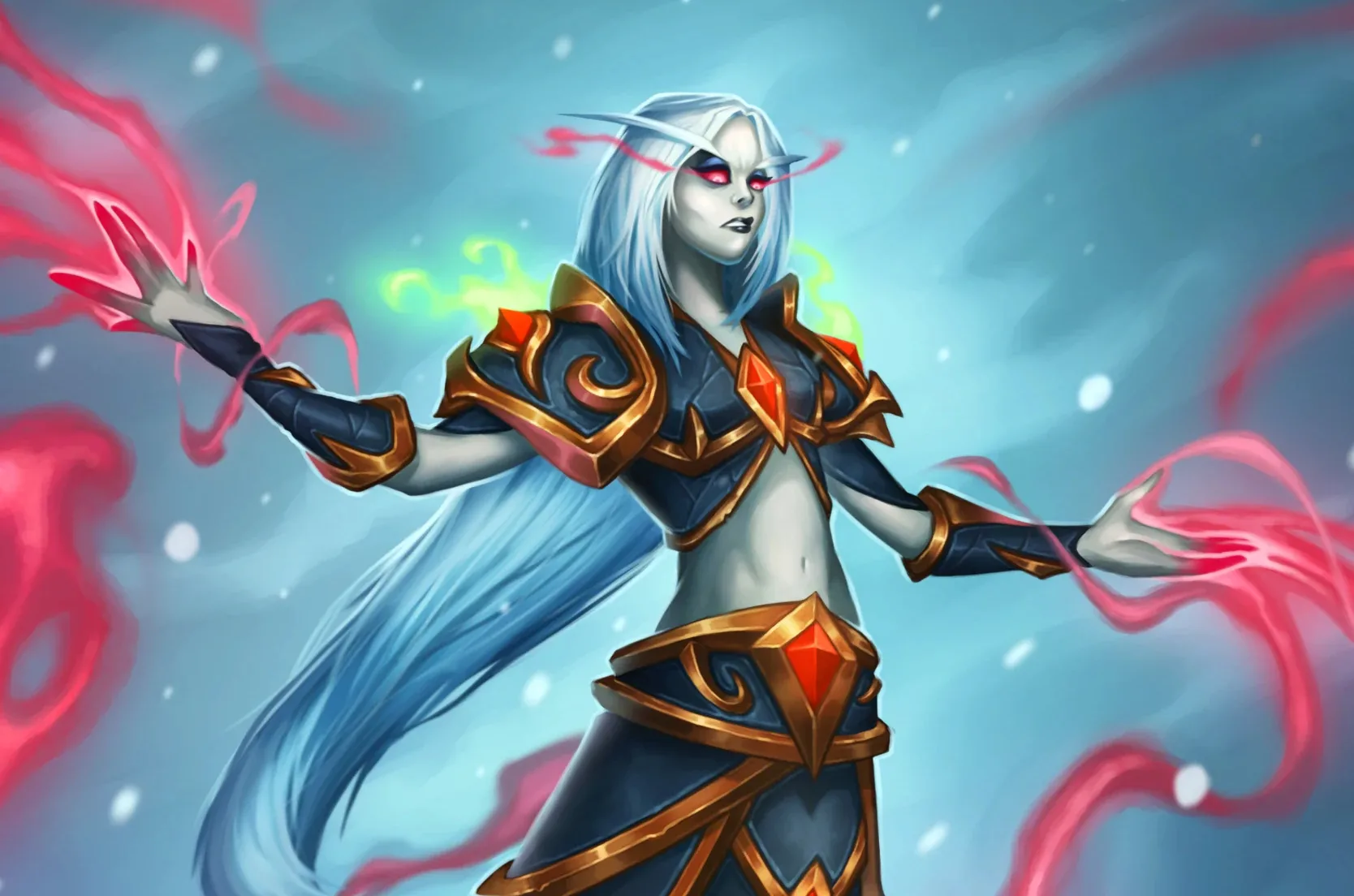 Deck de Hearthstone: Cavaleiro da Morte Blood Control, do Superior David Hearthstone - Sangue Vampírico Art capa