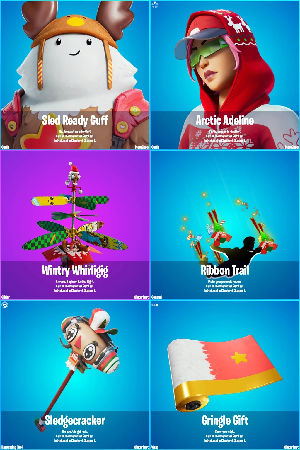 Fortnite distribui presentes de Natal no chalé invernal; veja como