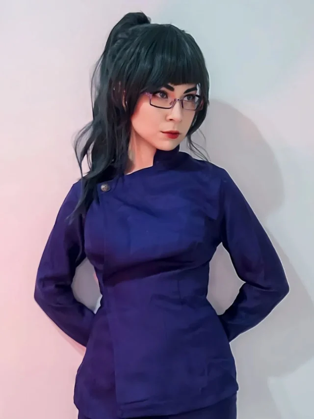 Belo cosplay da Maki Zenin, de Jujutsu Kaisen, da Nah