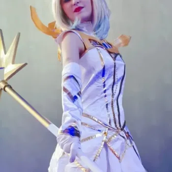 Belo cosplay da Lux Elementalista, de League of Legends - Julinyana capa 02