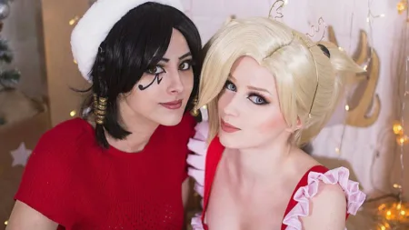 Cosplays da Pharah e Mercy - Overwatch - Natal