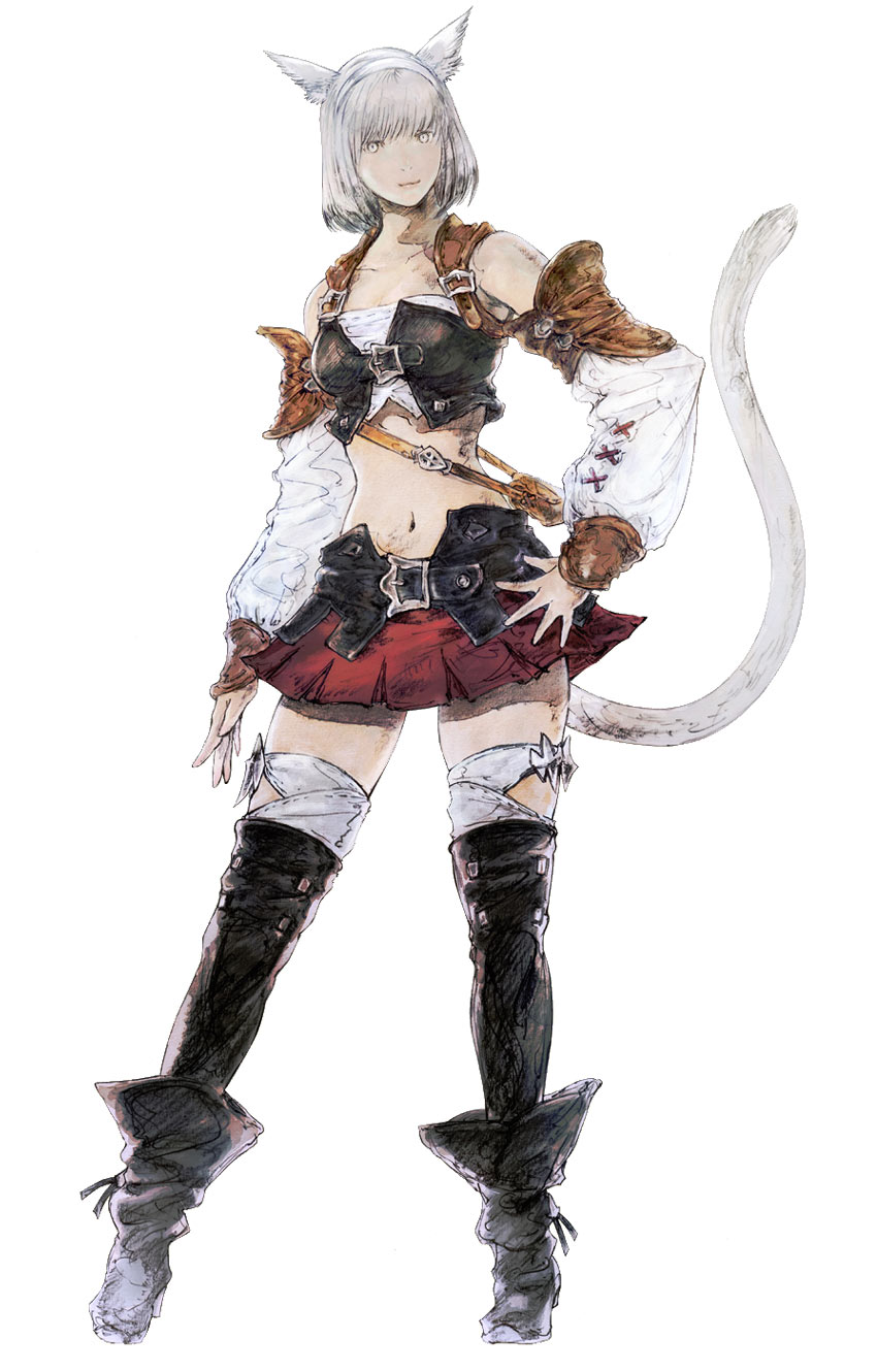Final Fantasy XIV - A Realm Reborn Miqote Artwork