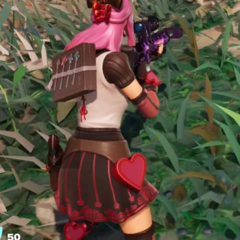 Progressão de Fortnite: Fazendo a missão do Rifle de Precisão Pesado (+localização) Progressão de Fortnite - A tarefa do rifle de precisão pesado capa