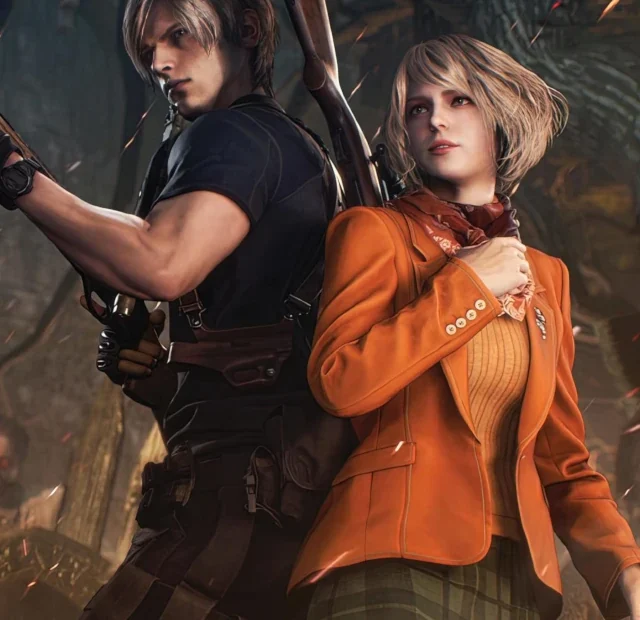 Resident Evil 4 - Capa Leon e Ashley 01