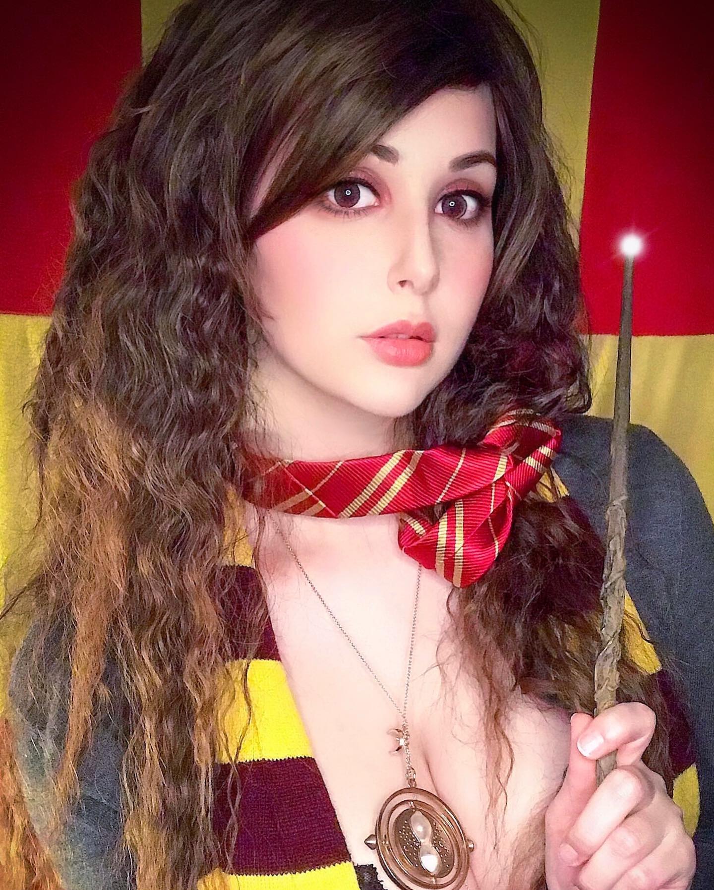 Belo cosplay da Hermione, de Harry Potter, da Vivian Lee - 003