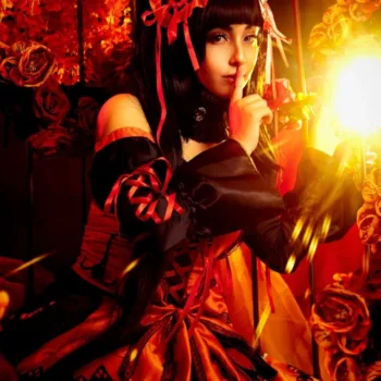 Belo cosplay da Kurumi Tokisaki, de Date a Live, da twiinklestar capa 001