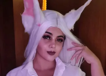 Belo cosplay da Mirko temática da Páscoa - My Hero Academia capa 02