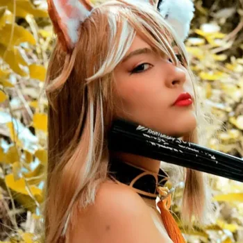 Belo cosplay da Miss Hina, de Genshin Impact, da Luna Moon Belo cosplay da Miss Hina, de Genshin Impact, da Luna Moon - capa 04