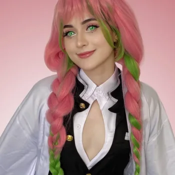 Belo cosplay da Mitsuri, de Kimetsu no Yaiba, da Rhay - capa 02