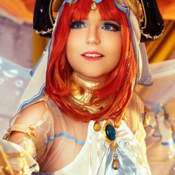 Nilou, de Genshin Impact, ganha um belo cosplay da River Belo cosplay da Nilou, de Genshin Impact, da River - capa 02