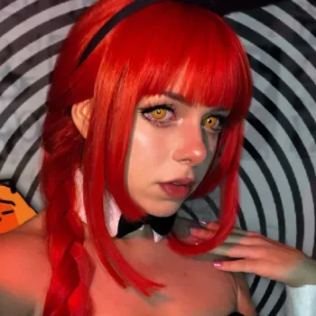 Makima e Kobeni comemoram a Páscoa nestes belos cosplays de Chainsaw Man! Belo cosplay temático de Páscoa da Makima, de Chainsaw Man - Akemimiki capa 01