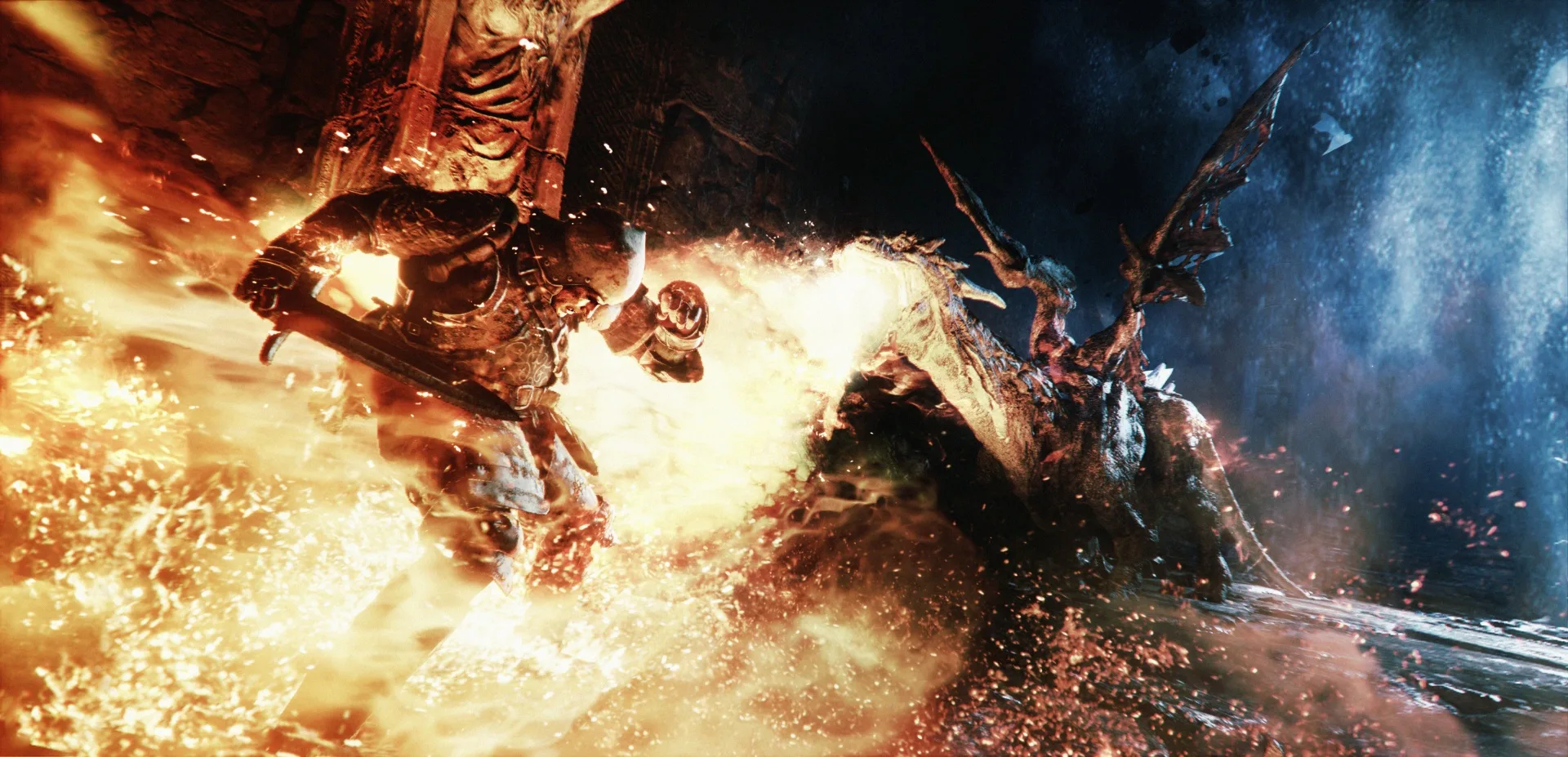 Deep Down, jogo da Capcom para PS4, será um jogo online Deep Down - Dragon Screenshot
