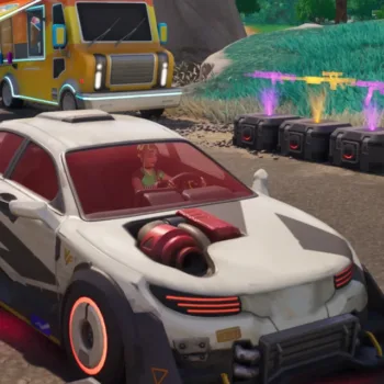 Fortnite - Entrando em um carro 30 segundos após pousar capa
