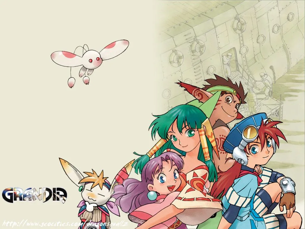 Grandia será lançado na PSN Store americana esta semana Grandia Wallpaper 01