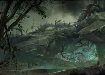 Guild Wars 2 - Disturbance in Brisban Wildlands - KeyArt