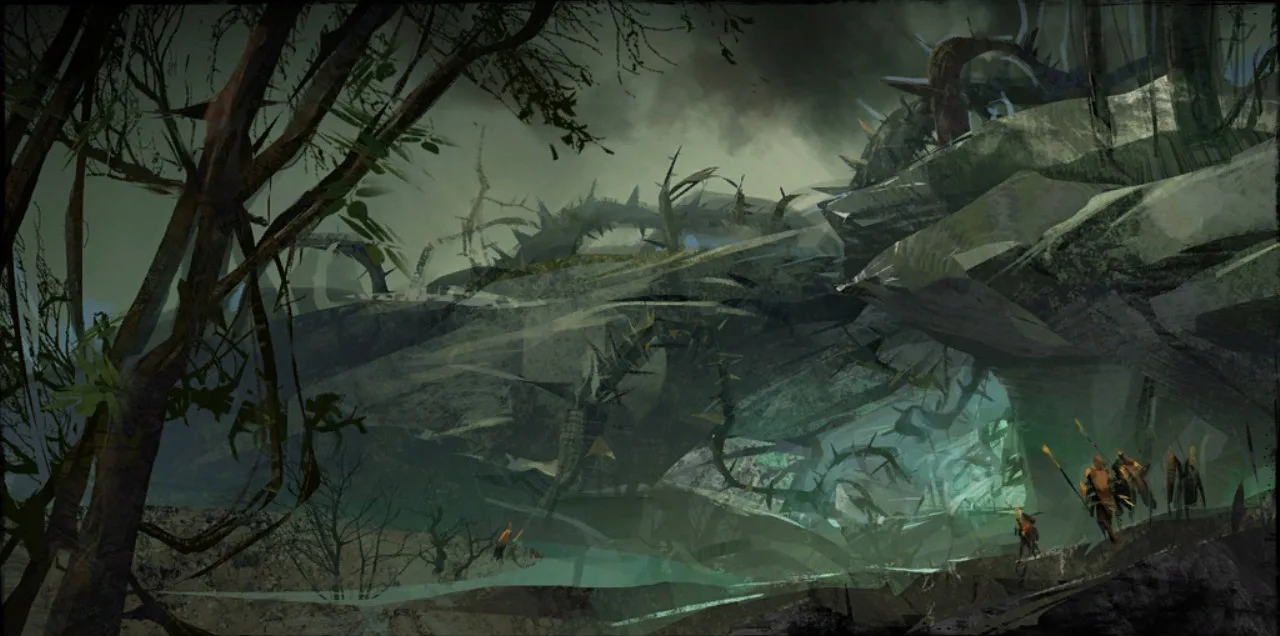 Guild Wars 2 – Impressões de Gates of Maguuma, primeiro episódio da Season 2 Guild Wars 2 - Disturbance in Brisban Wildlands - KeyArt