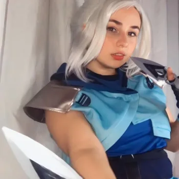 Jett Cosplay - Valorant - Bella capa 02