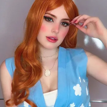 Lindo cosplay da Nami, de One Piece, da Carol Balds capa 02