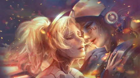 Mercy e Pharah - Wallpaper HD por Seiorai