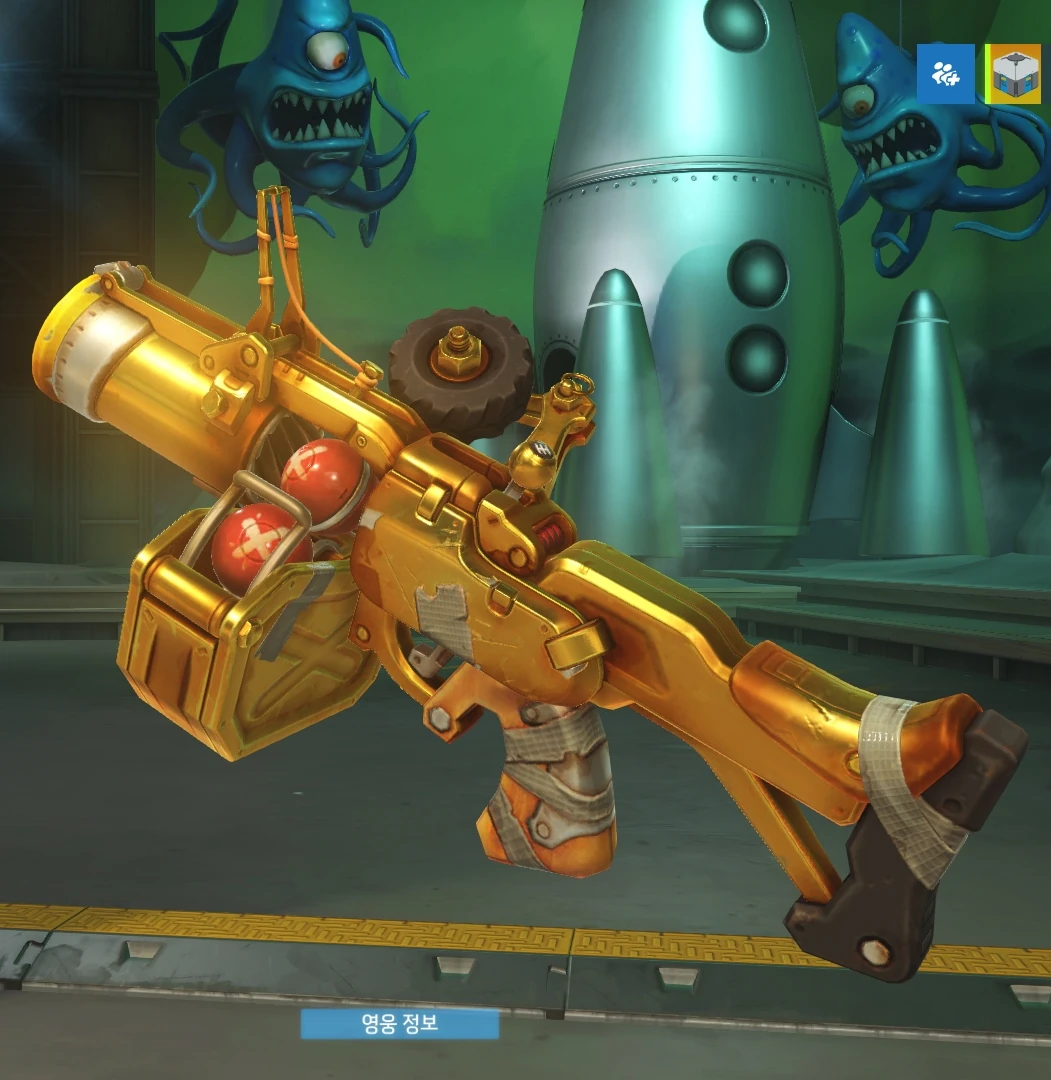 Overwatch - Arma Dourada de Junkrat