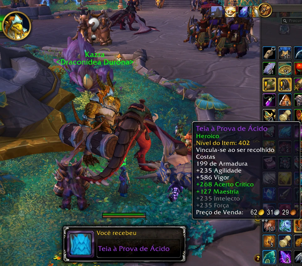 Recompensa de Caminhada Temporal de World of Warcraft Dragonflight
