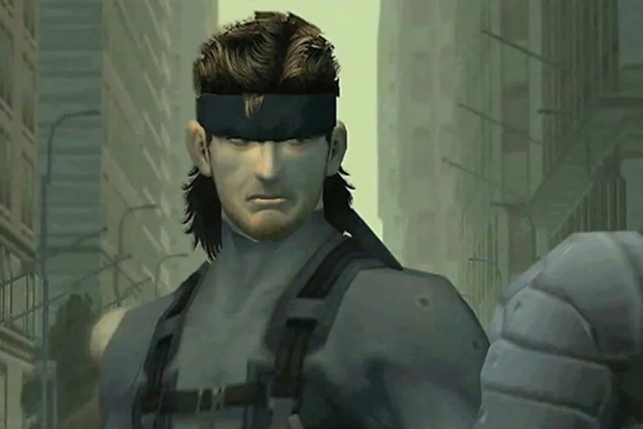 Solid Snake em Metal Gear Solid 2