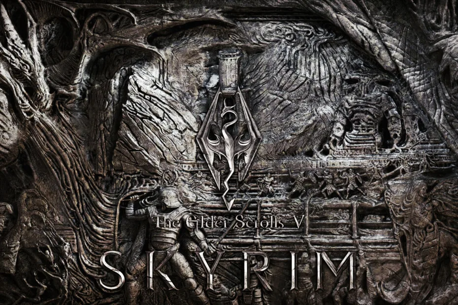 The Elder Scrolls V Skyrim - Wallpaper Dragon adorned