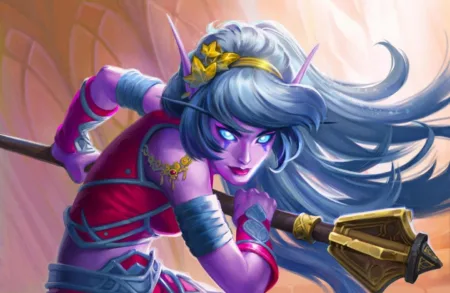 Vashj Kaldorei - Hearthstone Art capa 01